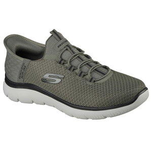【送料無料】 スケッチャーズ メンズ スニーカー シューズ Slip-Ins: Summits - High Range Mens Olive