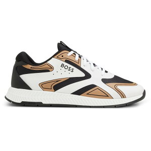 【送料無料】 ボス メンズ スニーカー シューズ Boss Titanium Runn Thm 10249931 01 Open Beige
