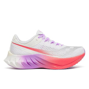 �T�b�J�j�[ ���f�B�[�X �V���[�Y �X�j�[�J�[ Saucony Endorphin Pro 4 Trainers Womens White/Crocus �z���C�g