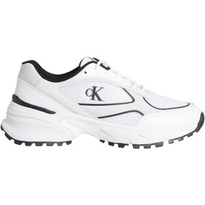 �J���o���N���C�� ���f�B�[�X �V���[�Y �X�j�[�J�[ Calvin Klein Jeans Calvin Hike Runner Ld61 White/Black �z���C�g