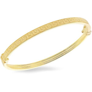 �r�[ ���[ ���f�B�[�X �A�N�Z�T���[ �u���X���b�g�E�o���O���E�A���N���b�g Be You 9ct Gold Greek Key Bangle Yellow Gold �C�G���[