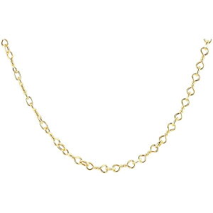 �r�[ ���[ ���f�B�[�X �A�N�Z�T���[ �l�b�N���X�E�`���[�J�[�E�y���_���g�g�b�v Be You 9ct Gold Double Twist Fancy Chain Yellow Gold �C�G���[