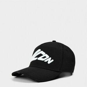 fB[XNGA[h Y ANZT[ Xq Lbv DSQUARED2 Big Icon Cap Black White zCg