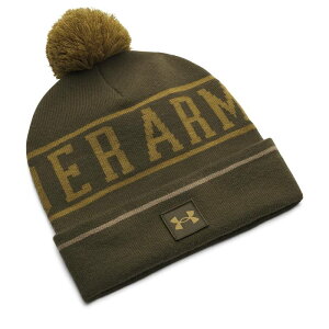 A_[A[}[ Y ANZT[ Xq Under Armour Armour M Halftime Pom Beanie Beany Mens Expedition Grn