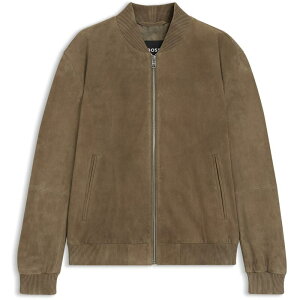 {X Y AE^[ WPbgEu] XG[h WPbg Boss Suede Bomber Jacket Open Brown 245 uE