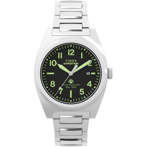 ^CbNX Y ANZT[ rv Timex Expedition Sn62 Black/Silver ubN