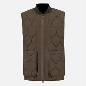 ouA[ Y AE^[ xXg W BARBOUR Re-Engineered Utility Liddesdale Gilet Dark Olive I[u