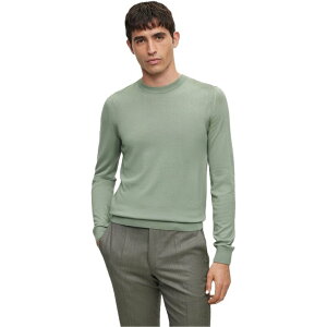 �{�X �����Y �A�E�^�[ �j�b�g�E�Z�[�^�[ Boss L-Overo 10251683 01 Light/Green �O���[��