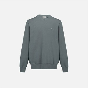 �X���Z���W���[ �����Y �A�E�^�[ �j�b�g�E�Z�[�^�[ �Z�[�^�[ �t���[�X Slazenger Fleece Crew Sweater Mens Slate Grey �X���[�g