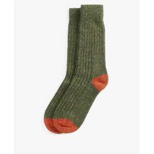 �o�u�A�[ �����Y �A���_�[�E�F�A �C�� Barbour Houghton Socks Olive/Orange �I�����W