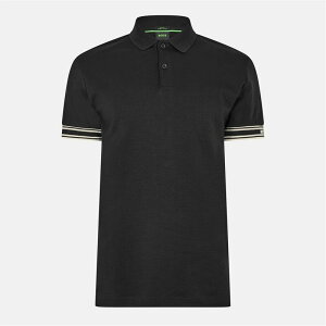 �{�X �����Y �g�b�v�X �|���V���c Boss Short Sleeve Polo Shirt Black 002 �u���b�N