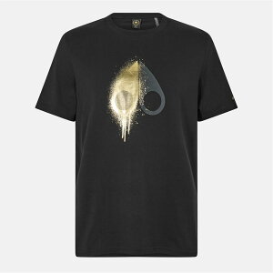 [XibN Y gbvX TVc Black MOOSE KNUCKLES Moose Augst Gold Tee Sn54