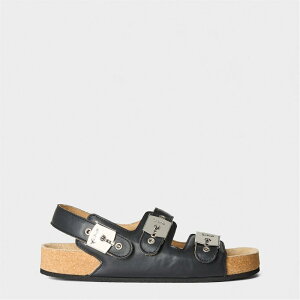 �o�����V�A�K ���f�B�[�X �V���[�Y �T���_�� BALENCIAGA Bal Scholl Sndl Ld53 Black/Silver �u���b�N