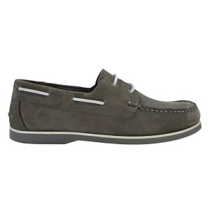 �W���b�N �E�B���X �����Y �V���[�Y �X�j�[�J�[ ���U�[ Jack Wills Leather Boat Shoes Grey �O���[