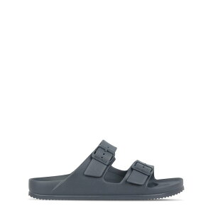 yz WbN EBX Y T_ V[Y Two Strap Sandals Slate