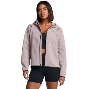 A_[A[}[ fB[X AE^[ p[J[EXEFbg t[X p[J[ Under Armour Unstoppable Fleece Grid Full-Zip Hoodie Grey O[