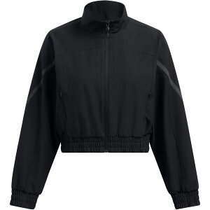 A_[A[}[ fB[X AE^[ WPbgEu] gbNX[c WPbg Under Armour Armour Unstoppable Crop Jacket Tracksuit Top Womens Black ubN