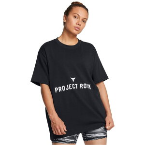 yz A_[A[}[ fB[X TVc gbvX Project Rock T-Shirt Black