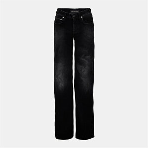 �o�����V�A�K ���f�B�[�X �{�g���X �J�W���A���p���c ���C�h���b�O BALENCIAGA Bal Wide Leg Pant Ld54 Black Fade Out �u���b�N