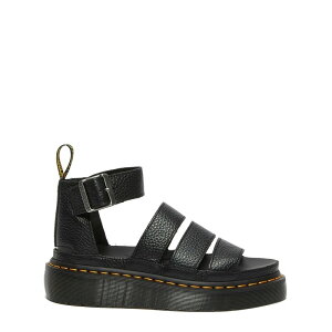 hN^[}[` fB[X V[Y T_ DR MARTENS Women's Clarissa Flatform Sandals Black ubN