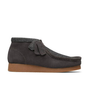 N[NX Y V[Y u[cECu[c Clarks Wallabee Bt Sn54 Dark Grey Combi O[