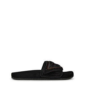 wvXg Y V[Y T_ HERON PRESTON Fabric Sliders Black ubN