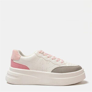 �J�b�p ���f�B�[�X �V���[�Y �X�j�[�J�[ Kappa Ari Trainers White/Grey/Pink �z���C�g