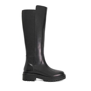 �f���[�������h�� ���f�B�[�X �V���[�Y �u�[�c�E���C���u�[�c Dune London Tagu Knee High Boots Black Leather �u���b�N