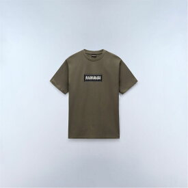 ナパピリ メンズ トップス Tシャツ ロゴ Napapijri S-Box Logo SS Tee Mens Tea Leaf