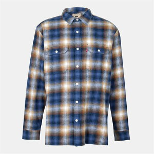 ���[�o�C�X �����Y �g�b�v�X �V���c Levis Jackson Worker Shirt Blue/Brwn Check �u���[