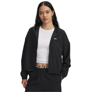 �A���_�[�A�[�}�[ ���f�B�[�X �A�E�^�[ �W���P�b�g�E�u���]�� Under Armour Rival Wov Jkt Ld54 Black �u���b�N