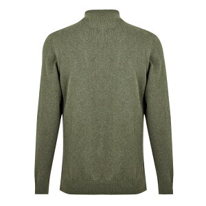 ouA[ Y AE^[ jbgEZ[^[ Rbg jbg Barbour Men's Half-Zip Cotton Knitted Jumper Green GN68 O[