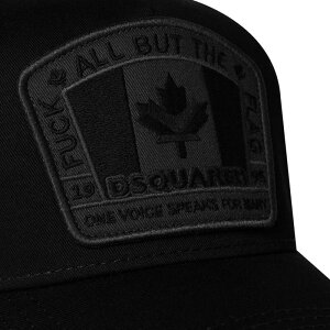 fB[XNGA[h Y ANZT[ Xq Lbv S DSquared2 Flag Logo Cap Black/Black ubN