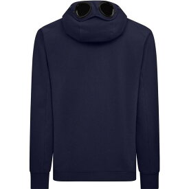 シーピーカンパニー メンズ アウター パーカー・スウェット パーカー CP Company Men's Goggle Full-Zip Hoodie Total Eclip 888