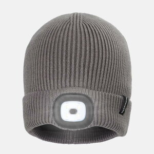 J}[ Y ANZT[ Xq Karrimor LED Beanie Hat Mens Grey O[