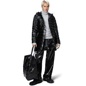���C���Y ���f�B�[�X �A�E�^�[ �W���P�b�g�E�u���]�� �W���P�b�g Rains Lohja Long Puffer Curve Jacket Night SMU
