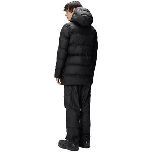 ���C���Y ���f�B�[�X �A�E�^�[ �W���P�b�g�E�u���]�� �W���P�b�g Rains Alta Puffer Jacket 01 Black �u���b�N
