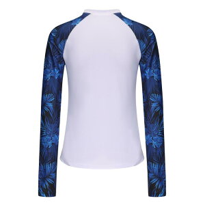 �X���Z���W���[ ���f�B�[�X �A�E�^�[ �W���P�b�g�E�u���]�� �W���P�b�g Slazenger Swim Jacket Womens White/Leaf AOP �z���C�g