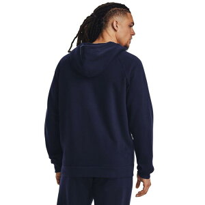 A_[A[}[ Y AE^[ p[J[EXEFbg t[X Under Armour UA Rival Fleece Full-Zip Hoodie Mens Navy lCr[
