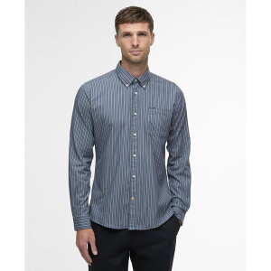 �o�u�A�[ �����Y �g�b�v�X �V���c Barbour B.Li Longfield Shirt Sn61 Navy NY91 �l�C�r�[