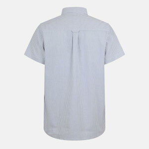 �x���` �����Y �g�b�v�X �V���c ���� Bench Short-Sleeve Patterned Shirt Grey Stripe �O���[