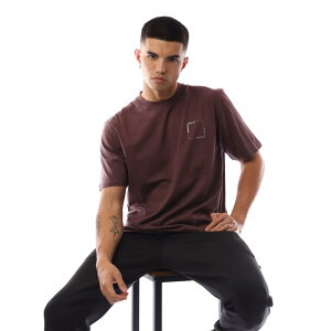 �}�[�V�����A�[�e�B�X�g �����Y �g�b�v�X T�V���c ���M�����[�t�B�b�g Marshall Artist Chvrn Box Regular Fit-Shirt Fig