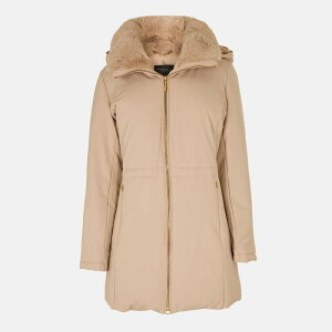 �_�i�L������ ���f�B�[�X �A�E�^�[ �W���P�b�g�E�u���]�� �V���[�g�p���c Donna Karan Women's DKaran Shorts Puffer Jacket Barley