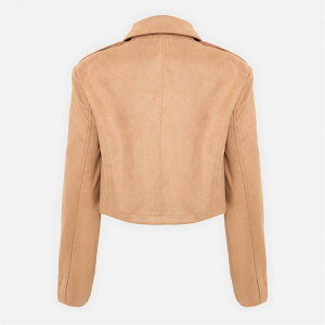 AC\ECbgt@[Xg fB[X AE^[ WPbgEu] XG[h I Saw It First Faux Suede Biker Jacketan ^