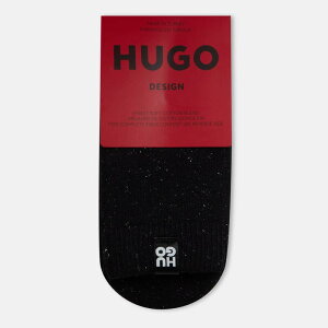 �t���[�S ���f�B�[�X �A���_�[�E�F�A �C�� Hugo Women's Pack Fluffy Socks Black �u���b�N