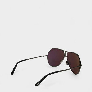 gEtH[h Y ANZT[ TOXEACEFA Tom Ford RICKIE-02 Aviator Sunglasses Gunmetal K^