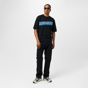 fB[XNGA[h Y ANZT[ rv DSquared2 Men's DSQ Icon Wayfarer Sunglasses Black ubN