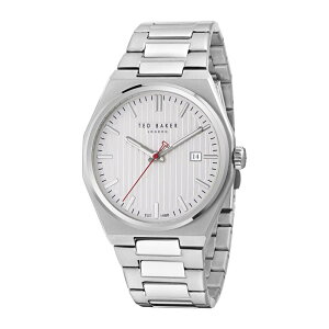 ebhx[J[ Y ANZT[ rv TVc Ted Baker Men's Barteen Analogue Quartz Watch Silver/Silver Vo[
