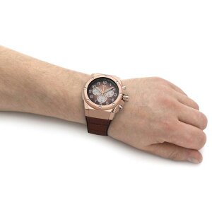 eB[_uXeB[ Y ANZT[ rv TW Steel Ace Analogue Quartz Watch Rose Gold Brown uE