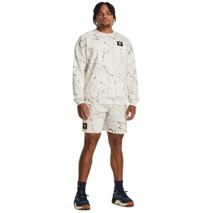 A_[A[}[ Y {gX n[tpcEV[c V[gpc Under Armour Project Rock Rival Jogger Shorts Beige x[W